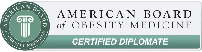 American Board of Obesity Medicine certified physician