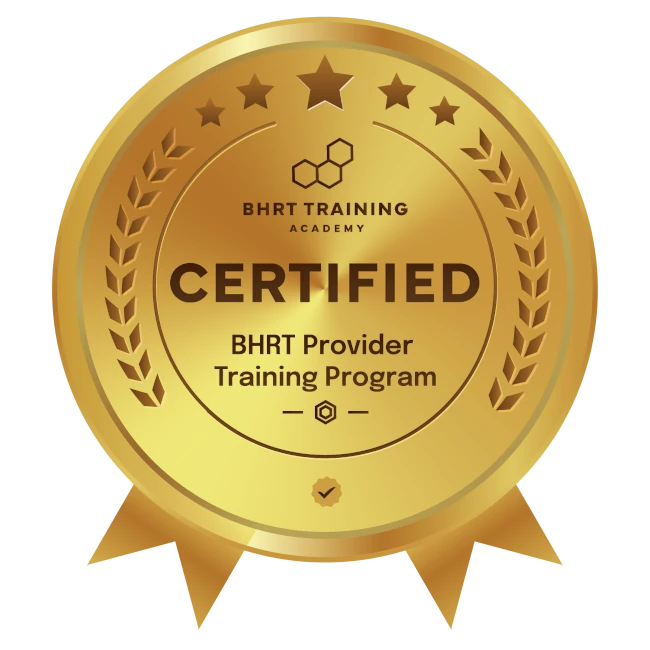 Certified BHRT provider training program credential